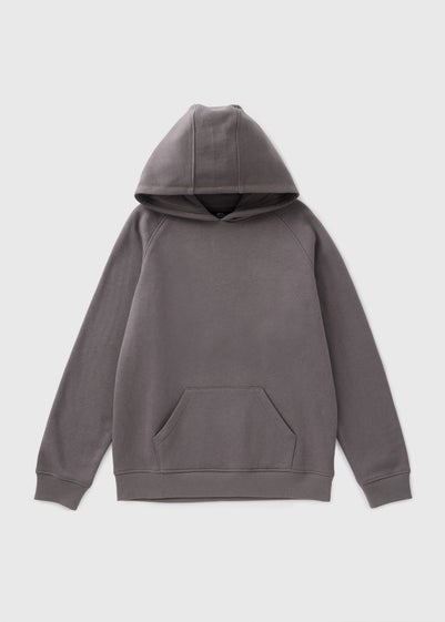 Boys Charcoal Basic Hoodie (7-15yrs)