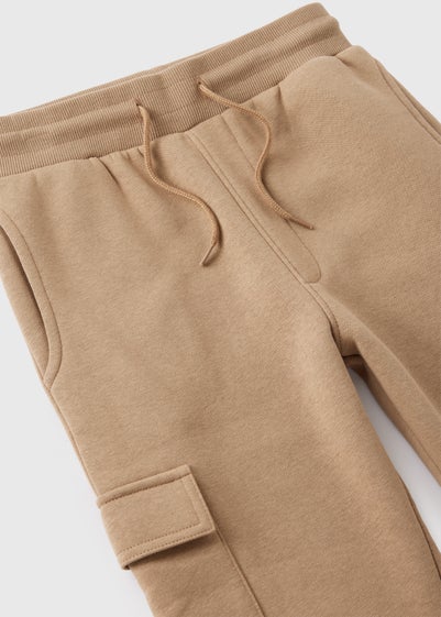 Boys Tan Cargo Jogging Bottoms (7-15yrs)