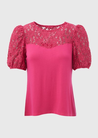 Pink Lace T-Shirt