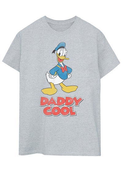 Disney Grey Donald Duck Daddy Cool Men Heather T-Shirt