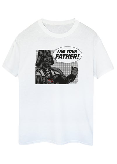 Star Wars White Darth Vader I Am Your Father Men T-Shirt