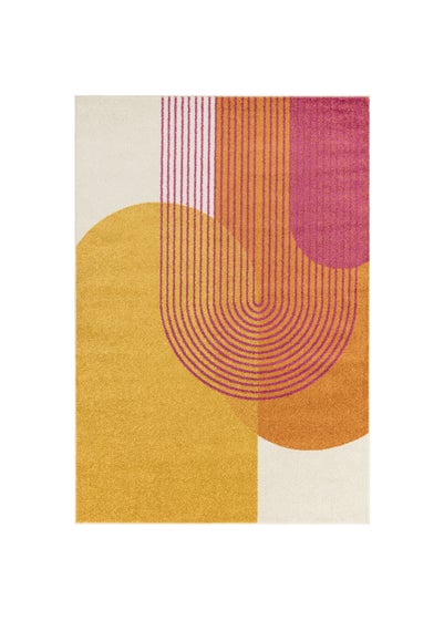 Asiatic Muse Orange Retro Rug