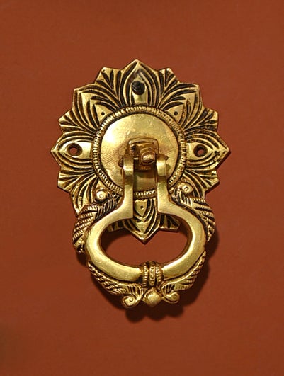 Antique Gold Wall Hanging Brass Wall Accent