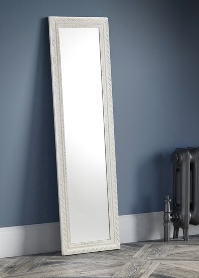 Julian Bowen White Allegro Dress Mirror (128 x 38 x 3cm)