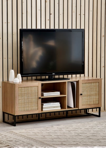 Julian Bowen Brown Padstow Tv Unit (60 x 150 x 40cm)