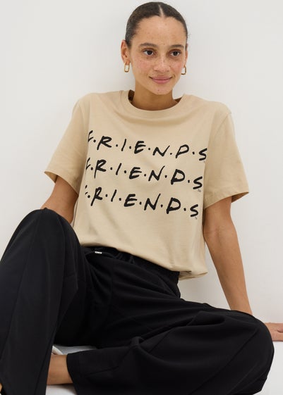 Cream Friends Graphic T-Shirt