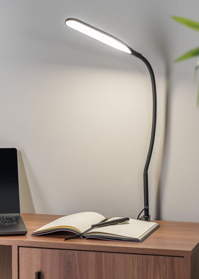 ValueLights Black Daylight Desk Lamp (50cm x 30cm x 15cm)