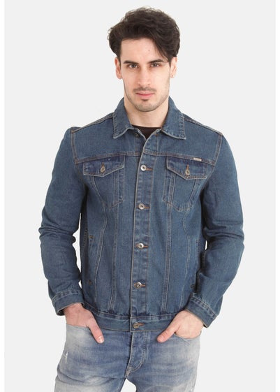 Duke Blue Western Trucker Style Denim Jacket