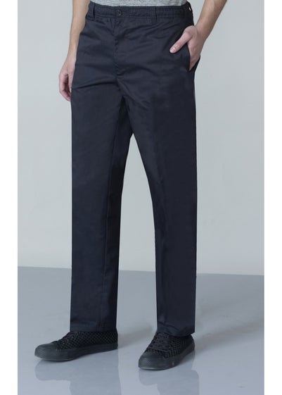 Duke Black Basilio Full Elastic Waist Rugby Trousers