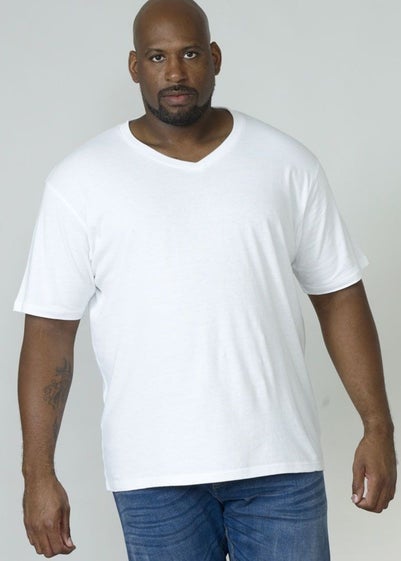 Duke White Kingsize Signature-1 Cotton T-Shirt