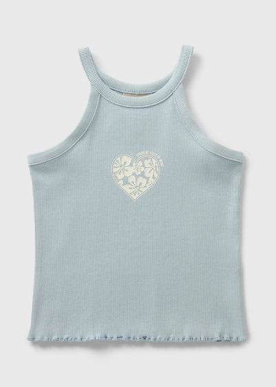 Girls Blue Vest (7-13yrs)