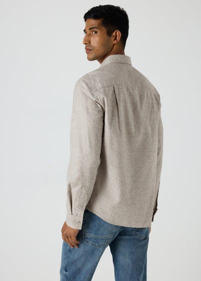 Grey Textured Shirt