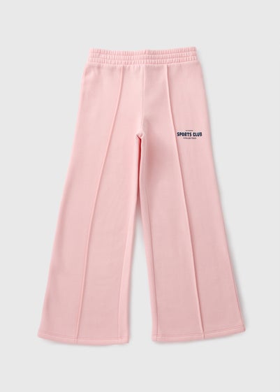 Girls Pink Sports Club Jogging Bottoms (7-15yrs)