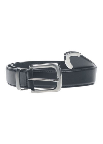 Duke Black Joseph Kingsize Metal Tipped Belt