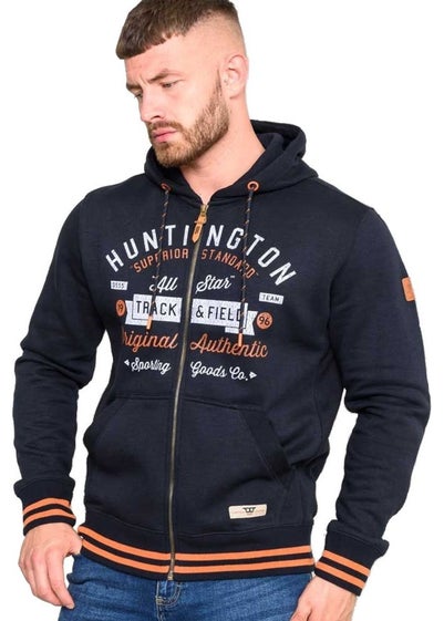 Duke Navy Flanders Kingsize Full Zip Hoodie