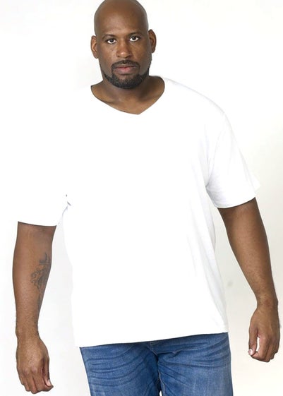 Duke White Signature-1 V-Neck T-Shirt