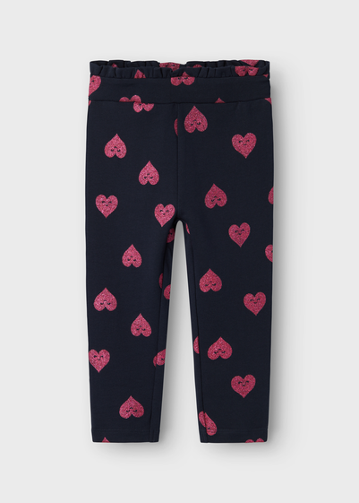 Name It Navy Heart Jogging Bottoms (1-5yrs)