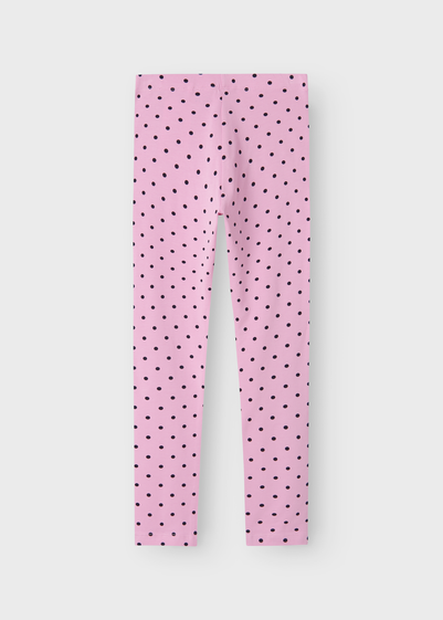 Name It Kids Pink Polka Dot Leggings (6-12yrs)