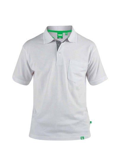 Duke White Grant Polo Shirt