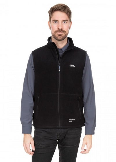 Trespass Black Othos II Full Zip Fleece Gilet