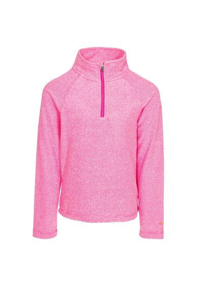 Trespass Girls Soft Pink Meadows Fleece (2-12yrs)