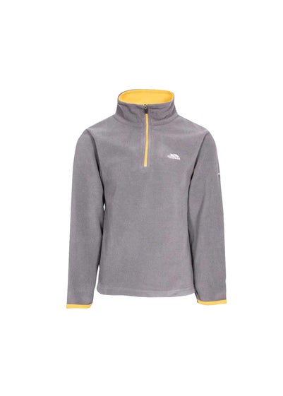 Trespass Boys Dark Grey Etto Airtrap Microfleece (2-12yrs)