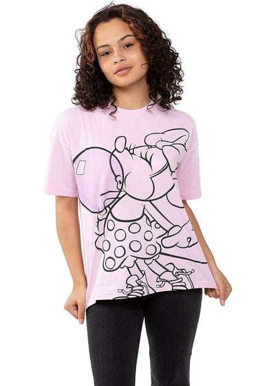 Disney Pink Minnie Mouse Bubblegum Slouch T-Shirt