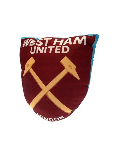 West Ham United FC Red Crest Filled Cushion