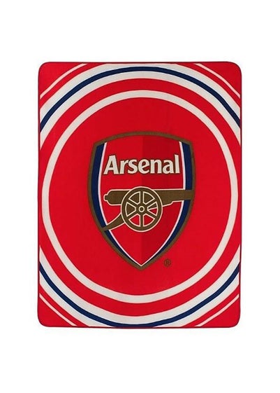 Arsenal FC Red Pulse Design Fleece Blanket