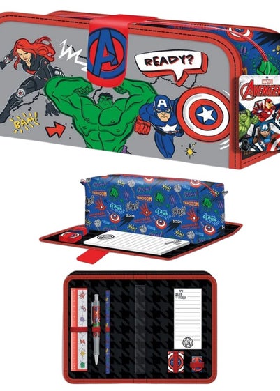 Marvel Multi Hero Club Pencil Case Set (Pack of 6)