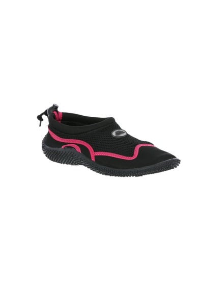 Trespass Black/Red Adults Paddle Aqua Swimming Shoe