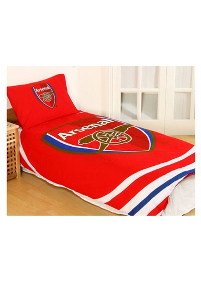 Arsenal FC Red Pulse Reversible Duvet And Pillow Case Set