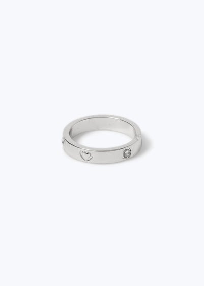 Muse Silver Diamond Ring