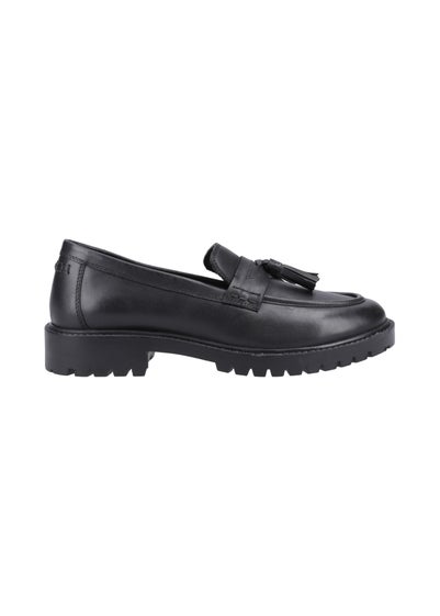 Hush Puppies Girls Black Abigail Junior School Shoes (Younger 10-Older 2)