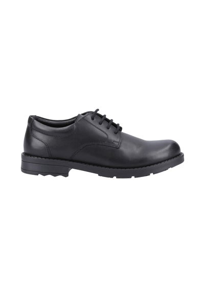 Hush Puppies Boys Black Bruno Senior School Shoes (Older 3-6)