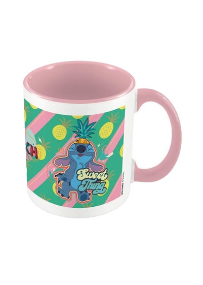 Disney Stitch White You're My Fave Inner Two Tone Mug (12cm x 8.7cm)