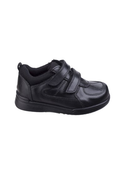 Hush Puppies Boys Black Liam Infant School Shoes (Younger 4 - 13)