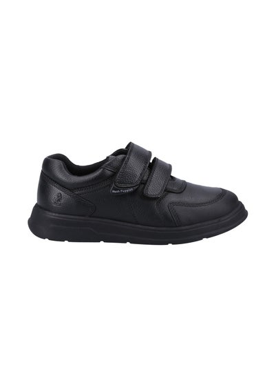 Hush Puppies Boys Black Ryan Jnr School Shoes (Younger 10 - Older 2)