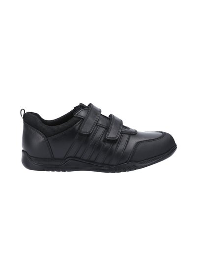 Hush Puppies Boys Black Josh Junior School Shoes (Younger 10-Older 2.5)