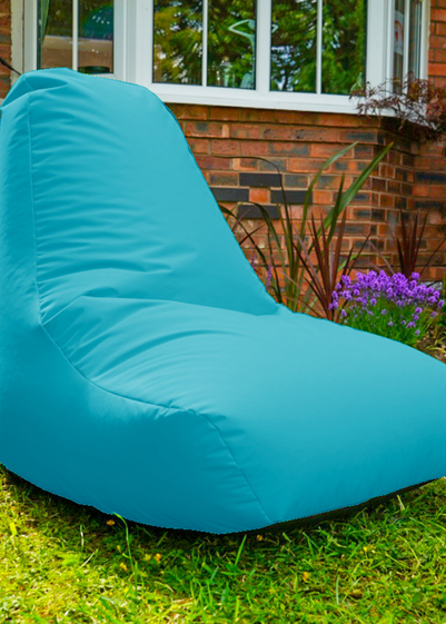 rucomfy Indoor/Outdoor Lounge Chair Turquoise Beanbag