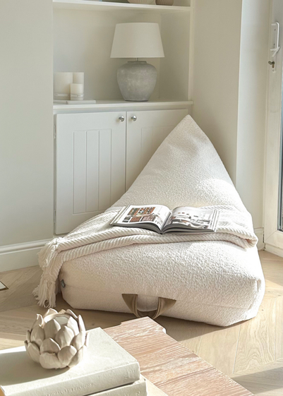 rucomfy Snug Humbug Natural Beanbag