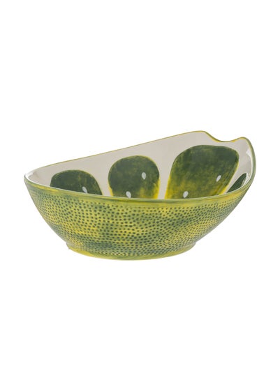 Typhoon World Foods Lime Oval Bowl (27.5cm)