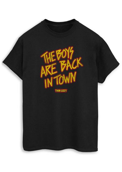 Thin Lizzy Boys Are Back In Town Men Black T-Shirt