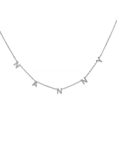 Say It With Silver Nanny Necklace