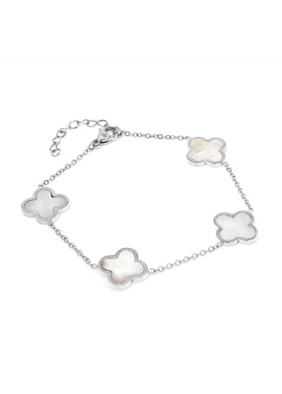 Say It With Silver Luck Chain Bracelet