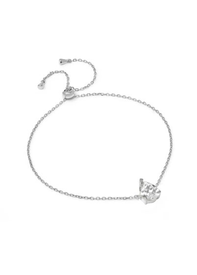 Say It With Silver Pear Bracelet