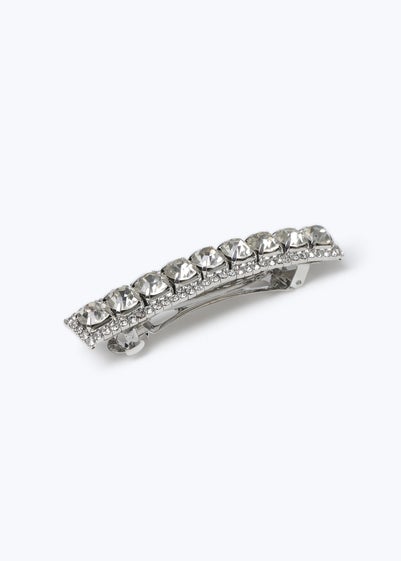 Muse Silver Chunky Diamante Clip