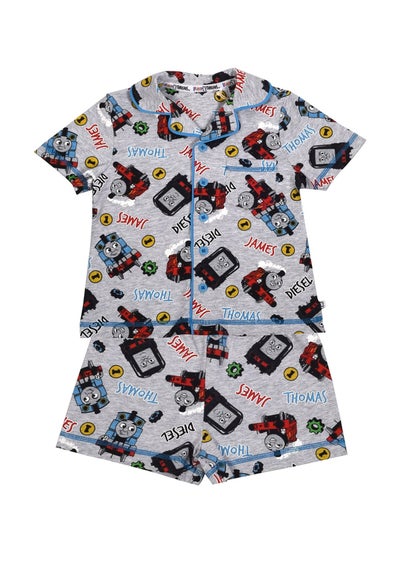 Thomas and Friends Grey Engine Kids Short Pyjama Set (12 months- 4 yrs)