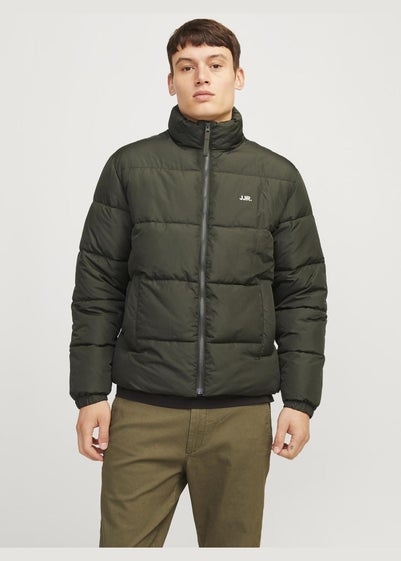 JJ Rebel Green Padded Puffer Coat