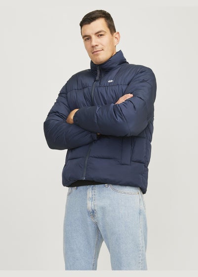 JJ Rebel Navy Padded Puffer Coat